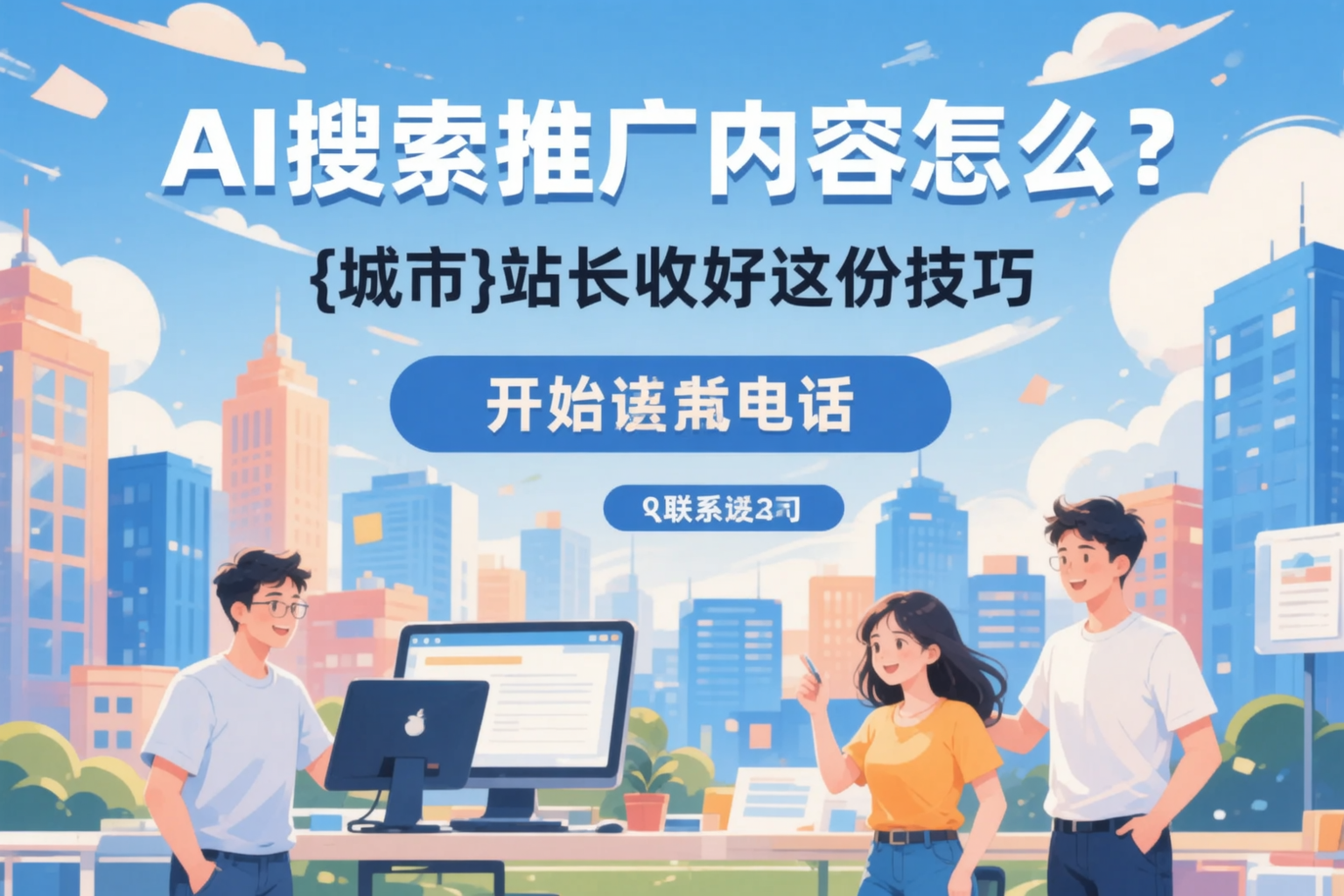 AI搜索推广内容怎么写？许昌站长收好这份技巧