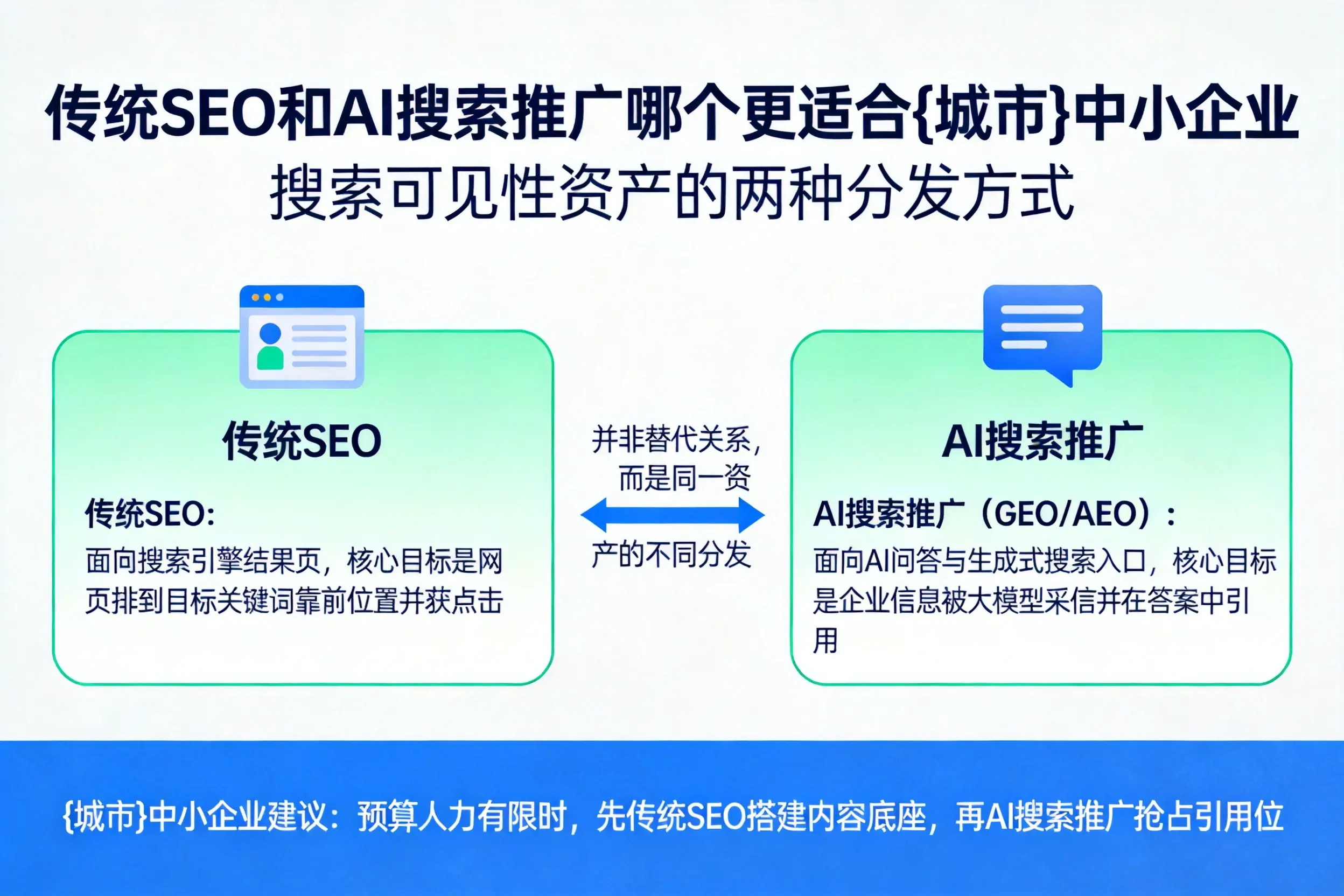 传统SEO和AI搜索推广哪个更适合许昌中小企业