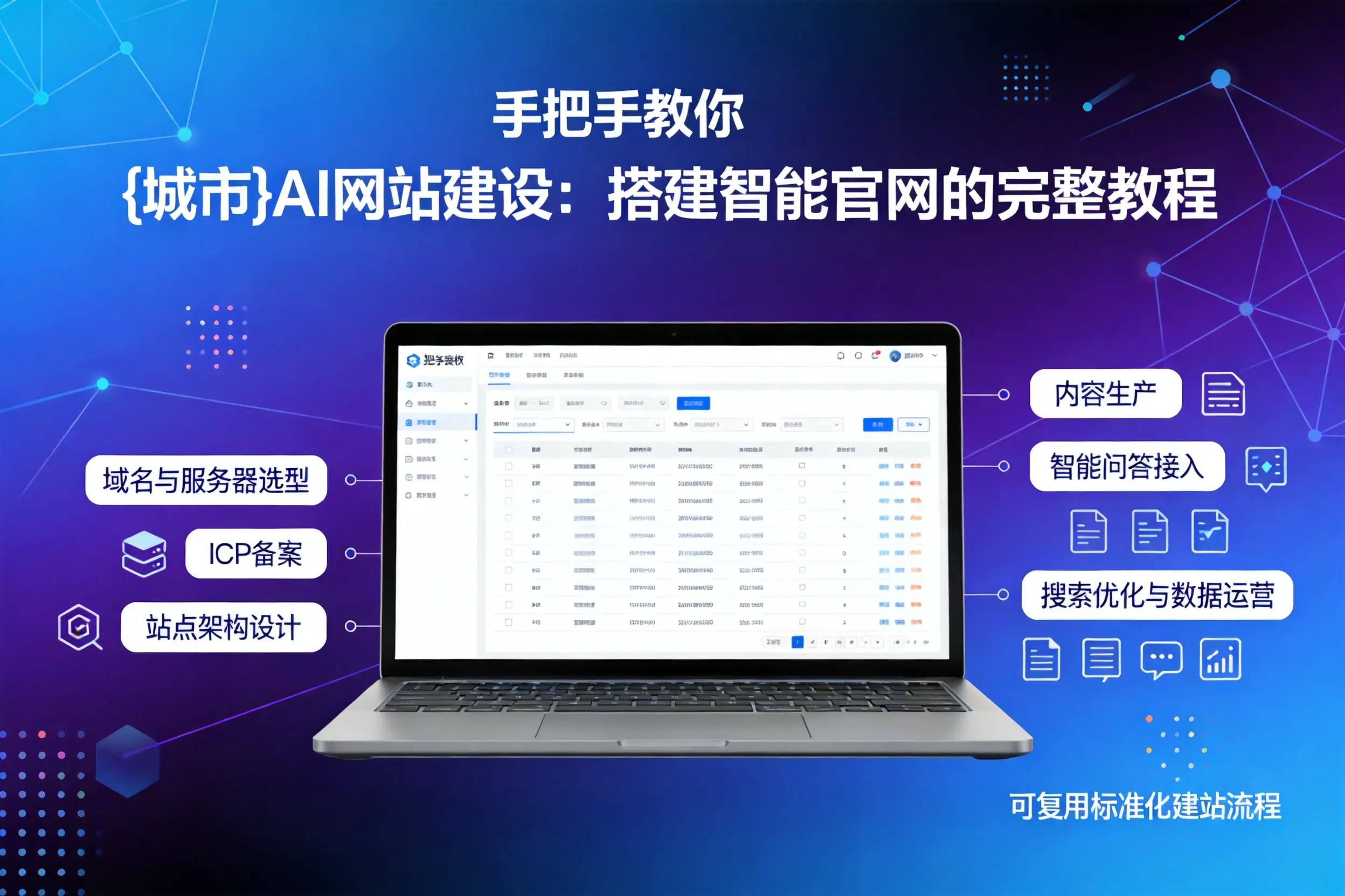 手把手教你许昌AI网站建设：搭建智能官网的完整教程