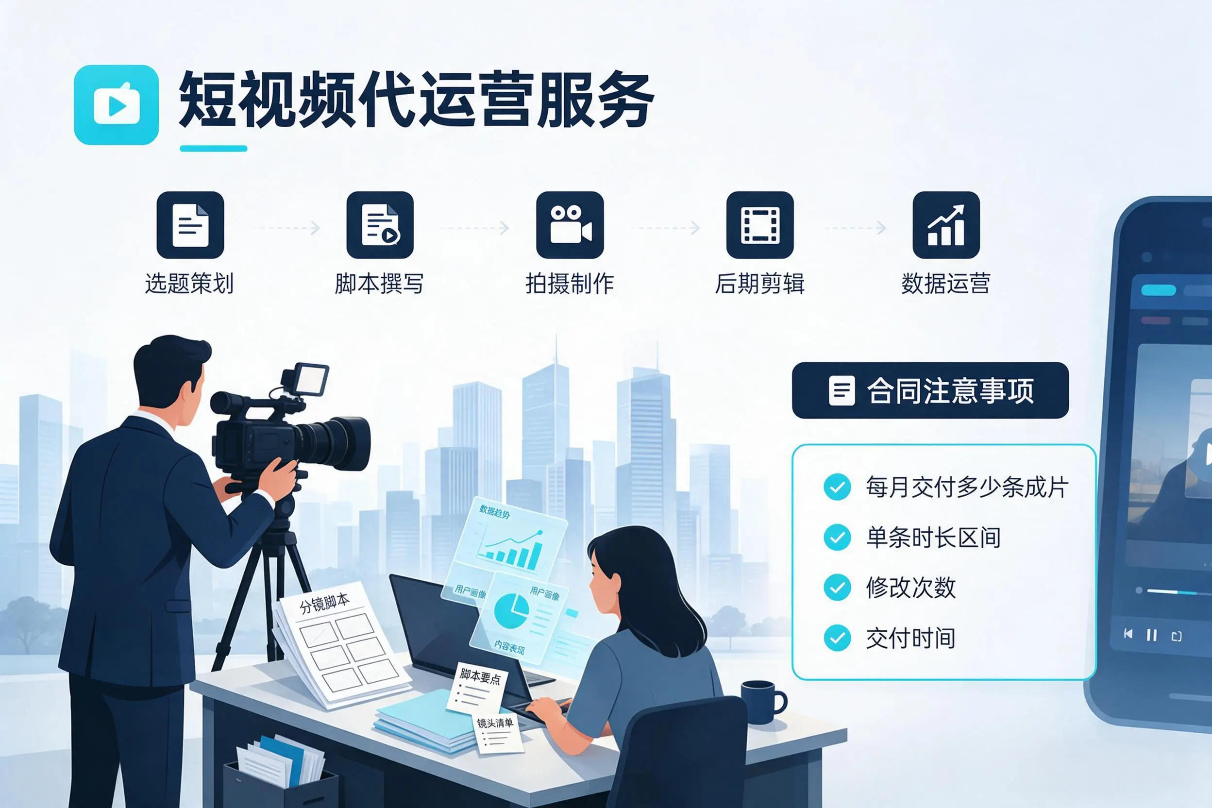 短视频代运营包含哪些服务?许昌企业常见问题科普