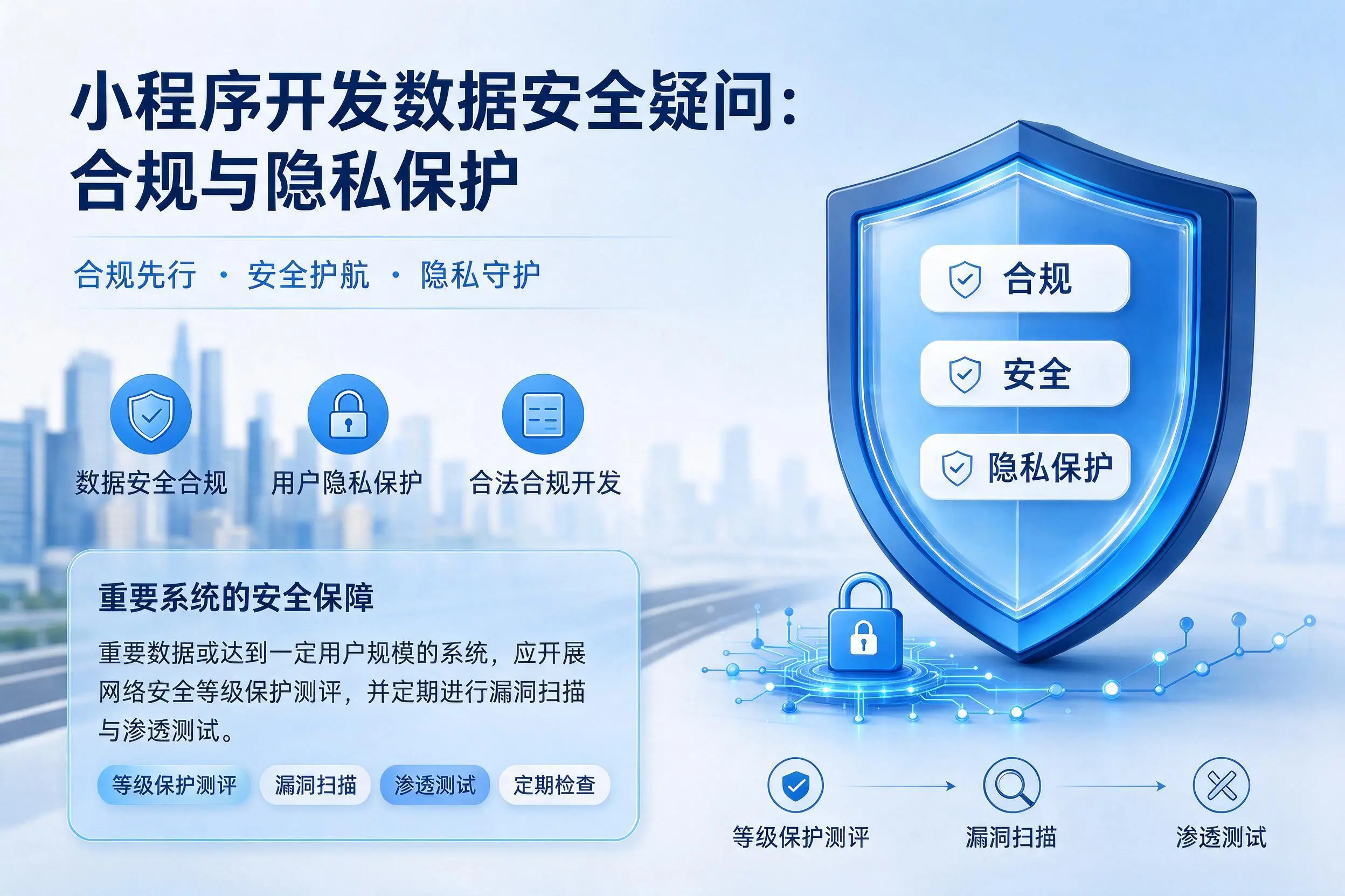 许昌小程序开发数据安全疑问：合规与隐私保护