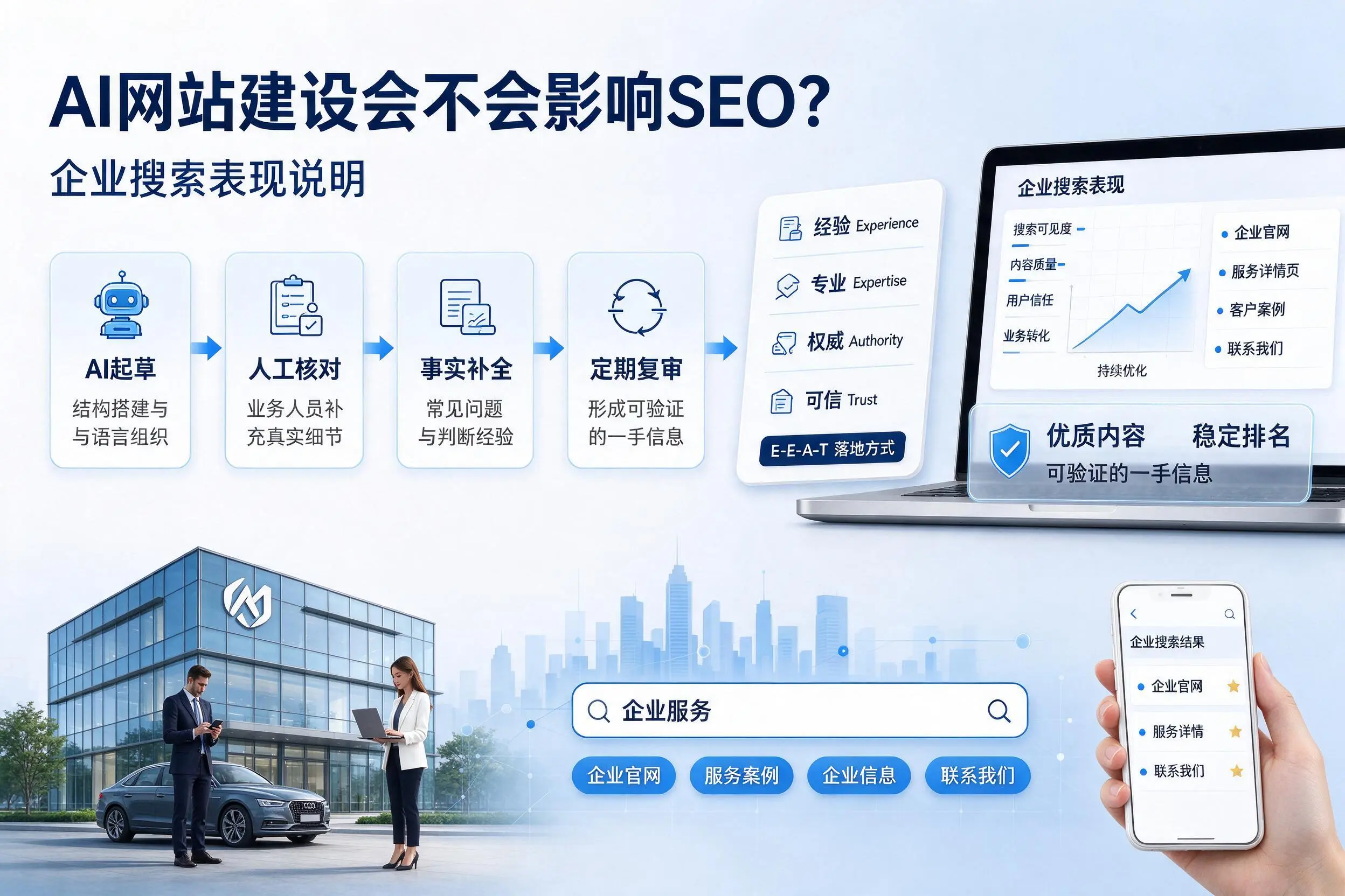 AI网站建设会不会影响SEO?许昌企业搜索表现说明