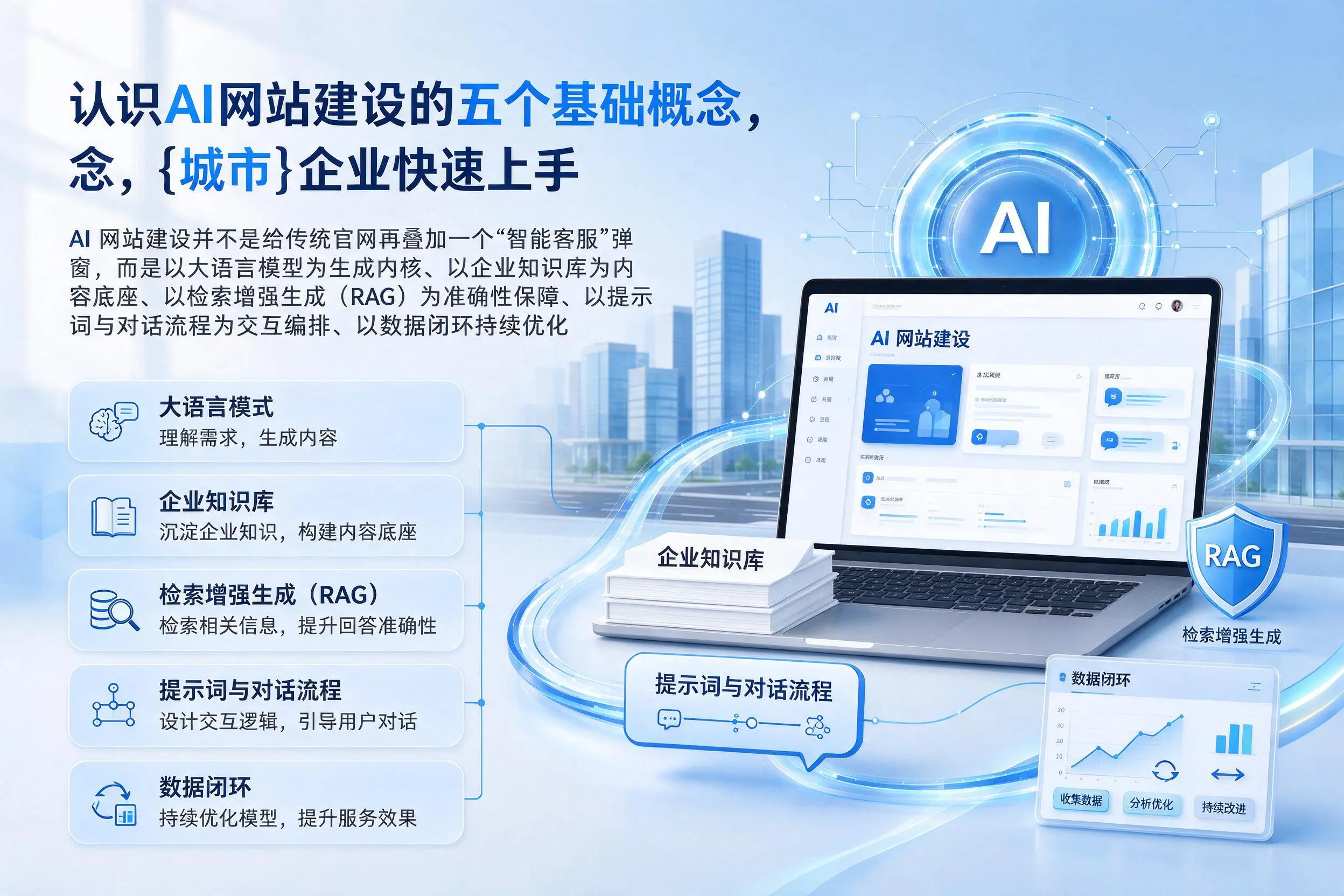 认识AI网站建设的五个基础概念,许昌企业快速上手