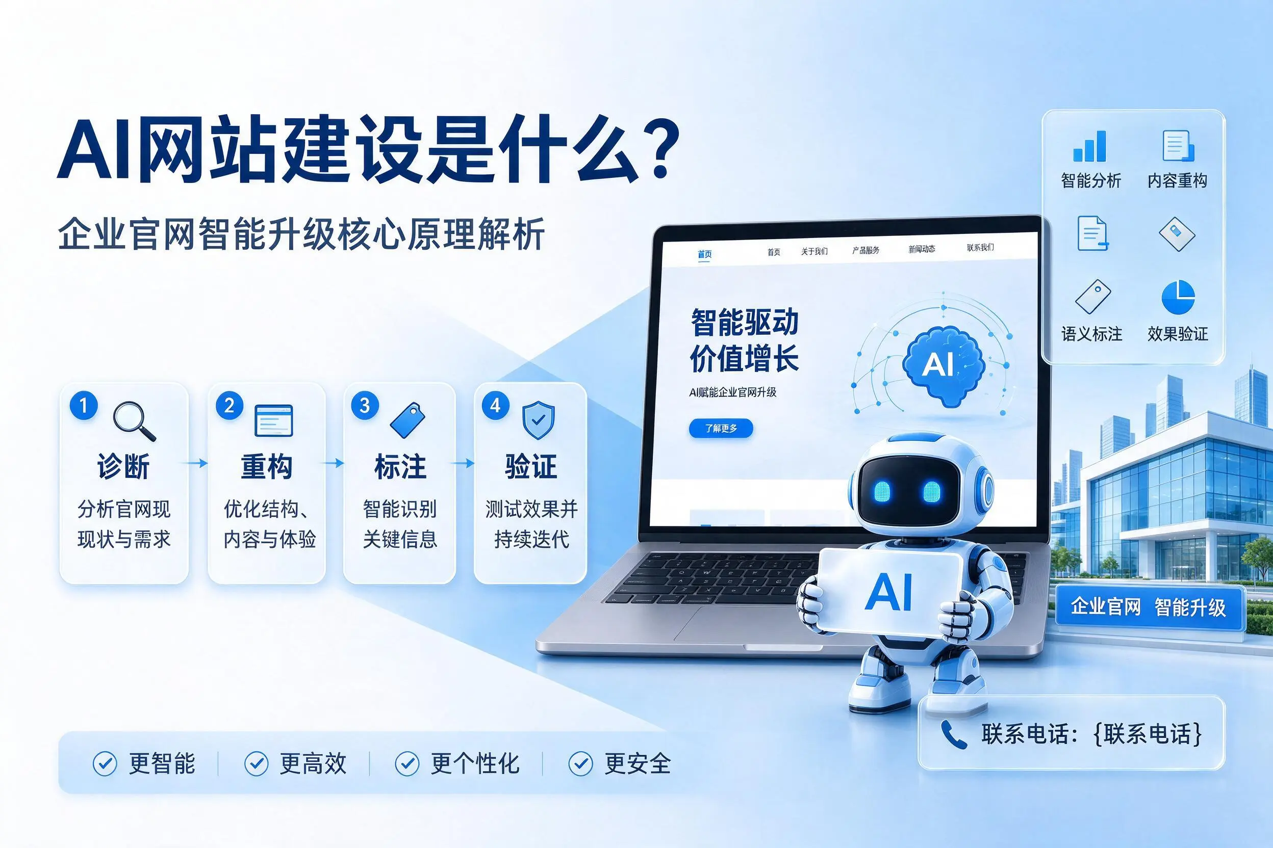 AI网站建设是什么？许昌企业官网智能升级核心原理解析