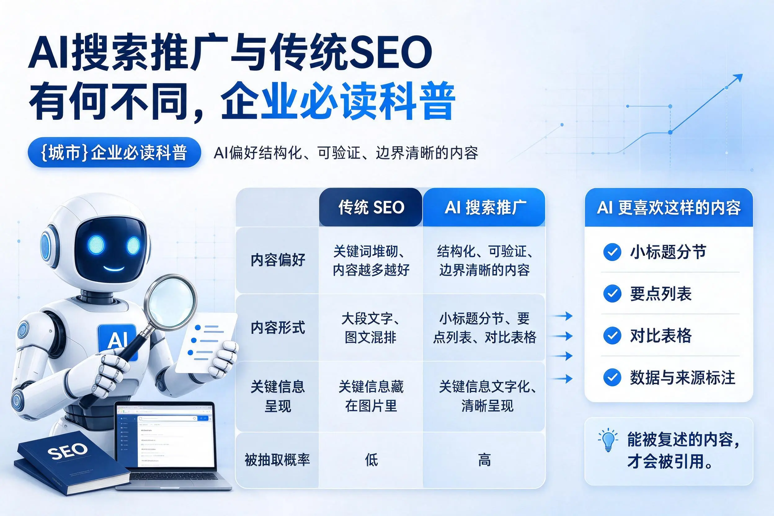 AI搜索推广与传统SEO有何不同，许昌企业必读科普